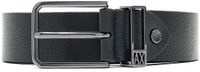 Armani Exchange Ceinture Cuir Noir Homme