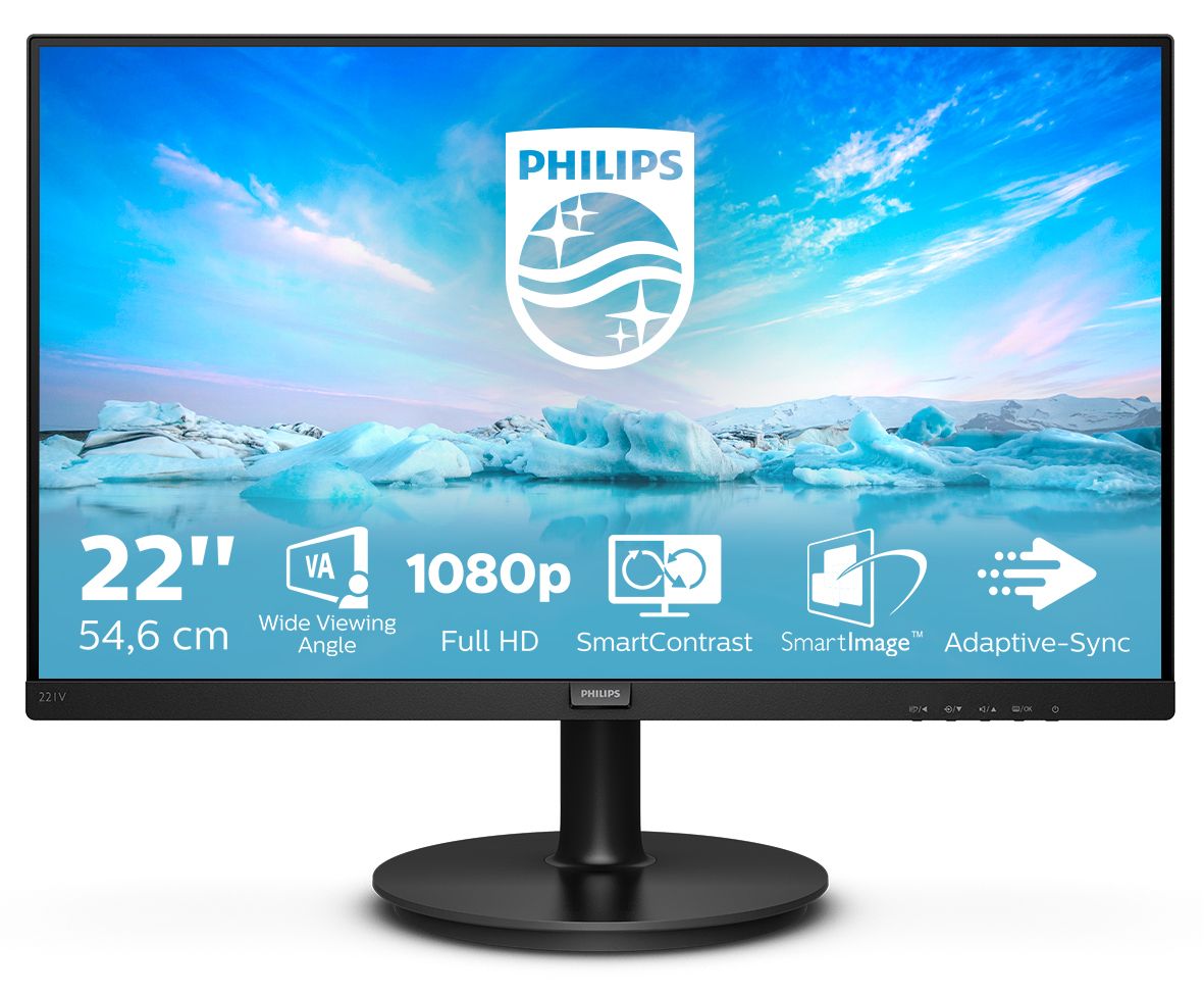 Philips 221V8/00 21.5" Full HD VA Monitor