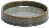 Designed by Lotte Eetbak Jace - Voerbak - Drinkbak - Kat - Keramiek - Groen - 15 cm
