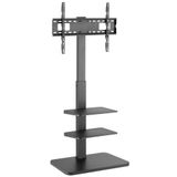 Allteq ALTQ-TM-500 TV standaard vloerstandaard 37-75 inch Zwart