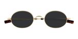 Saint Laurent SL 948 T Lunettes de soleil rondes pour hommes Or Gris 47mm