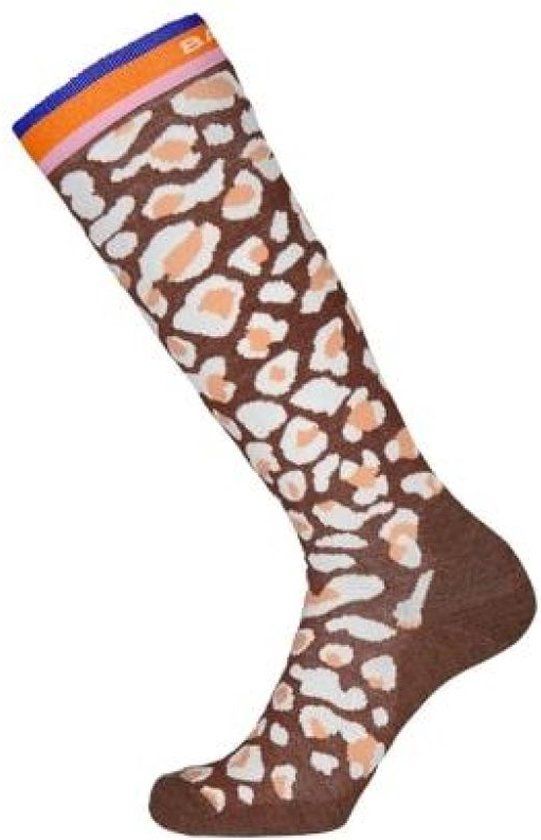 Barts Snow Sock Leopard Brown 36-38 Vrouwen