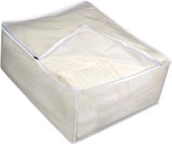 Merkloos Metaltex Opberghoes 70 liter wit transparant