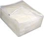 Merkloos Metaltex Opberghoes 70 liter wit transparant