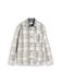 TOM TAILOR Overhemd beige / donkergrijs / pastelgroen / offwhite