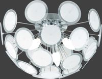 Trio Leuchten Disc Plafondlamp - Chroom