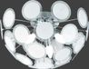 Trio Leuchten Disc Plafondlamp - Chroom