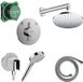 Hansgrohe DuoTurn S inbouw regendoucheset – Ø20 cm hoofddouche – 24 cm wandarm – ronde handdouche – chroom