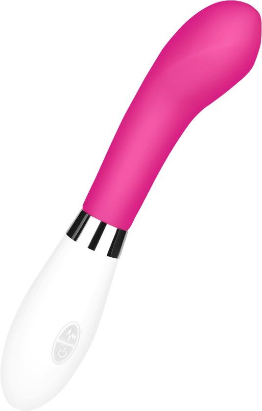 EIS, G-spot vibrator, siliconen, 21 cm, roze; wit