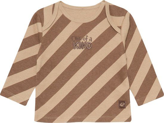 4PRESIDENT Zya Sand Gestreept Unisex Baby Katoen Maat 62 Herfst/Winter