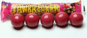 Jawbreaker Zed Jawbreaker Aardbei snoep - 5 pack