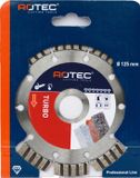 Rotec Diamantzaagblad 'TURBO' ø125x2,2xø22,2