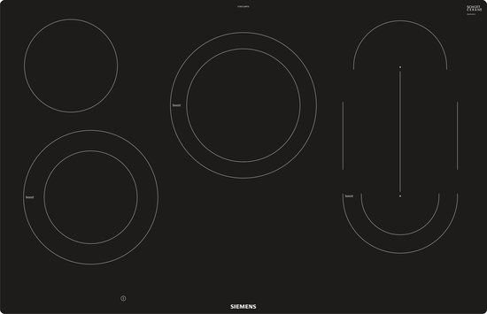 Siemens ET801LMP1D - Ceramic Hob - 5 Zones - Black - Built-in