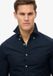 Superdry - Oxford overhemd met lange mouwen - Heren - XXL - Katoen - Eclipse Navy