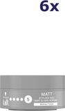 Schwarzkopf Taft 6x Styling Wax MATT 75ml