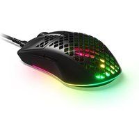 SteelSeries Aerox 3 - Muis - ergonomisch - rechtshandig - optisch - 6 knoppen - met bekabeling - USB - matzwart
