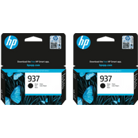 HP 937 Zwart Duo Pack Cartridge