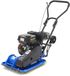 HBM Machines Plaque vibrante 6,5 CV / 196 CC Inclusief jeu de roues et plaque de protection pour pavés 13000N