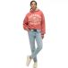 Superdry Lo-fi Outdoor hoodie met oversized pasvorm Dames Rood Maat 40
