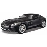 Maisto Modelauto - Mercedes AMG GT - zwart - schaal 1:18 - speelgoedauto