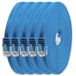 1aTTack.de 5m - Blauw - 5 stuks - Cat.6 platte netwerkkabel Cat6 platte kabel ultra platte Cat.6 patchkabel 1000 Mbit/s Gigabit LAN (RJ45) platte slanke micro