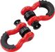 2 Paquets Manille Anneau en D 3/4" avec Goupille à Vis 7/8" Force de Rupture 62832 lbs