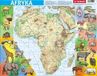 DEMART SA Puzzel met Frame - Fysiek Afrika - Educatief Speelgoed - 72 Stukjes