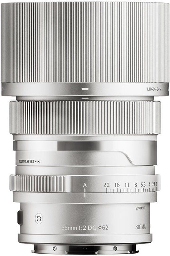 Sigma 65mm f/2.0 DG Contemporary L-Mount Lens - Silver