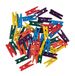 Rayher Mini-wasknijpers, hout, FSC-gecertificeerd, 2,5 cm, meerkleurig, 48 stuks