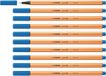 STABILO Premium fineliner point 88 - 10 Stuks - Donkerblauw