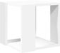 vidaXL Salontafel bewerkt hout wit 32x32x30 cm
