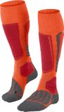 FALKE SK1 warm dik wol functioneel materiaal skisokken heren orange - maat 46-48