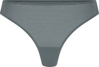 Hunkemöller Dames Lingerie Invisible string Stripe mesh - Grijs - maat XS