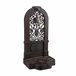 Relaxdays Waterbron Antiek - Tuin Fontein - Aluminium - Bruin/Goud - 74cm
