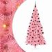 vidaXL - Kerstboom - Roze - 210 cm - PVC