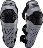 Leatt Dual Axis Pro Grijze Knie- en Scheenbeschermers - Kniebrace