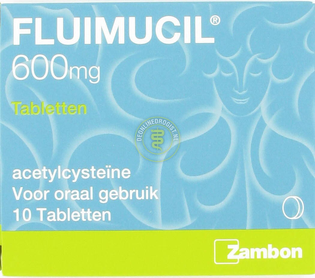 Fluimucil 600mg Tabletten 10st