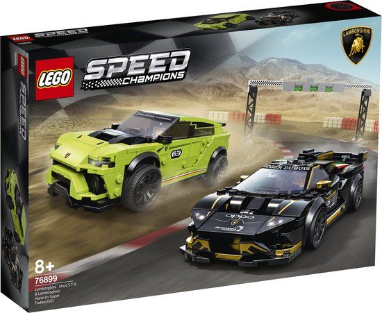 LEGO Speed Champions Lamborghini Urus ST-X & Lamborghini Huracán Super Trofeo EVO 76899
