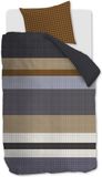 Beddinghouse Juno dekbedovertrek - Eenpersoons - 140x200/220 - Grijs