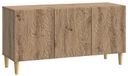 Artisanal chêne meuble TV 99 x 34,5 x 50 cm Bois traité