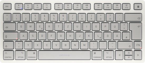 Cherry SX - Draadloos Toetsenbord - 75% Layout - Bluetooth - QWERTZ (DE) - Wit