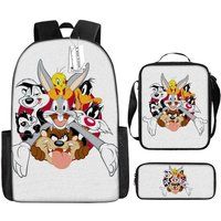 Looney Tunes Rugzak SZSMART MODEL Driedelige Looney Tunes rugzakset