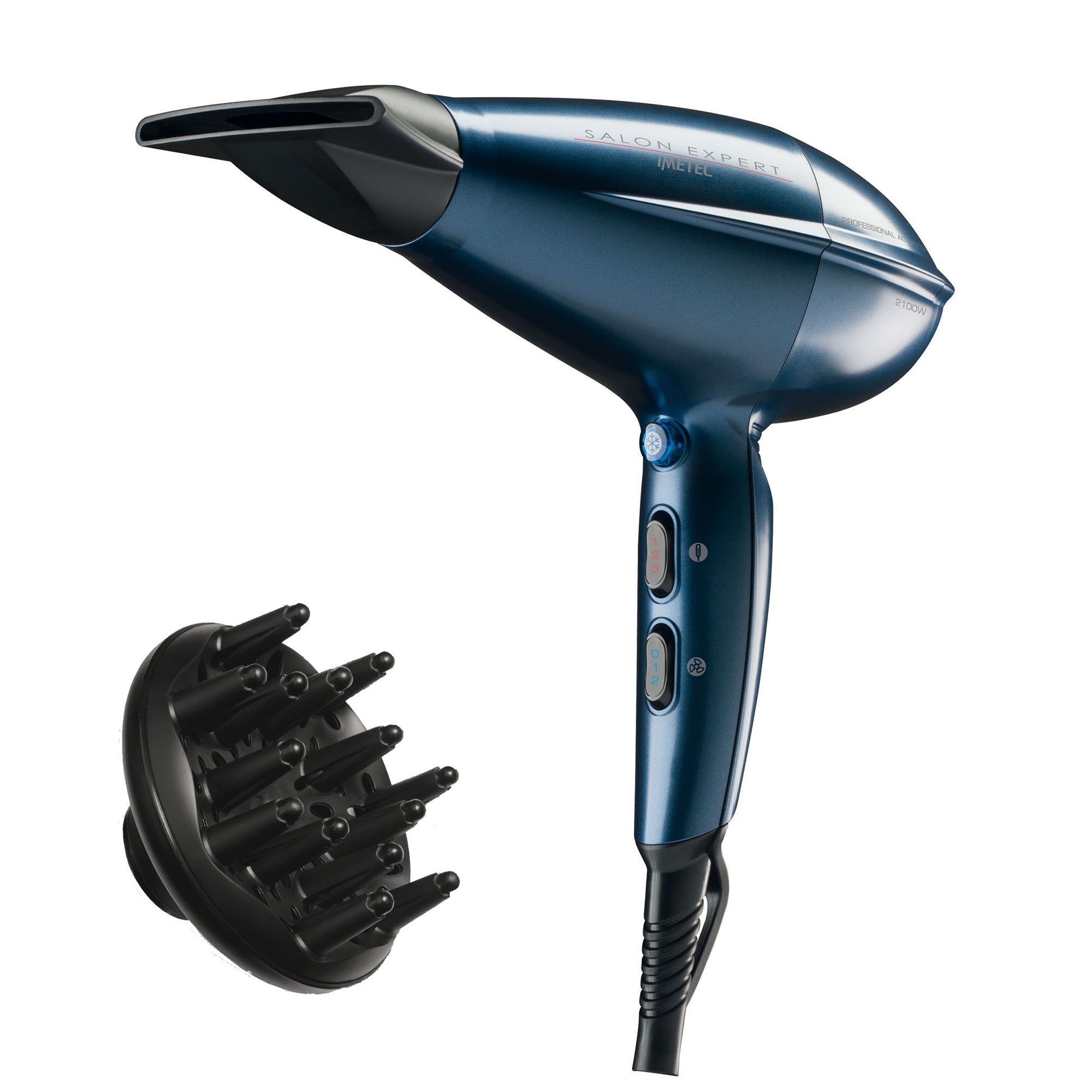 Imetec P11 2100 - Haardroger - 2100W - Blauw