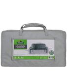 Dehner Afdekking voor tuinbank 2-zits, ca. 130 x 85 x 65 cm, polyester, grijs