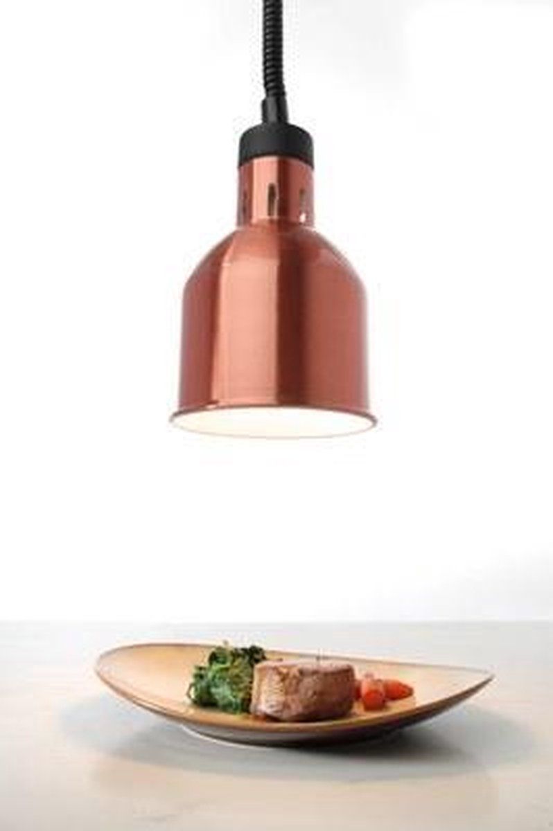 Hendi Warmhoudlamp Verstelbaar Koper - 8711369273890