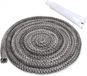 Holland Connections Reparatieset Kachel - met Hittebestendige Lijm - 3M x 10mm - rond - Glasvezel - Kachelkoord zwart - pour cheminées poêles à bois