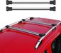 Omac Barres de toit en aluminium pour Peugeot Partner Tepee 2008-2018 – Tüv / Din 75302:2019 – Charge max 75 kg – 2 barres argent