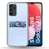 Transparante Samsung Galaxy A13 4G One Piece-logo Transparante beschermhoes