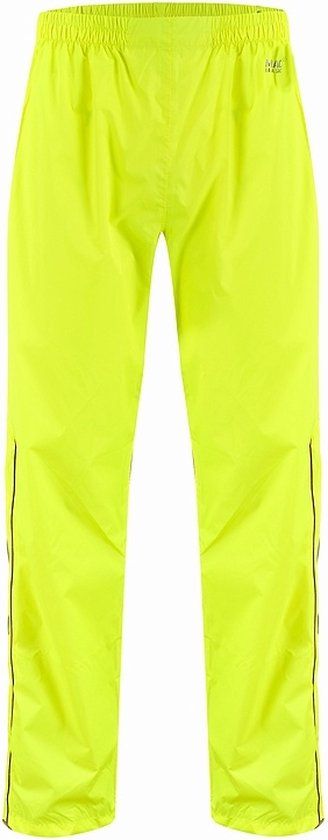 Mac in a Sac Regenbroek - Full Zipper - Geel - Maat L