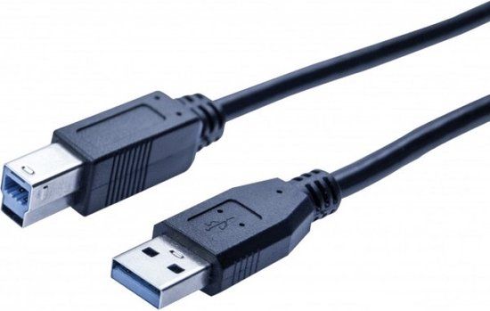 Ex&&&c EXC 532471 USB-kabel 5 m USB 3.2 Gen 1 (3.1 Gen 1) USB A USB B Zwart